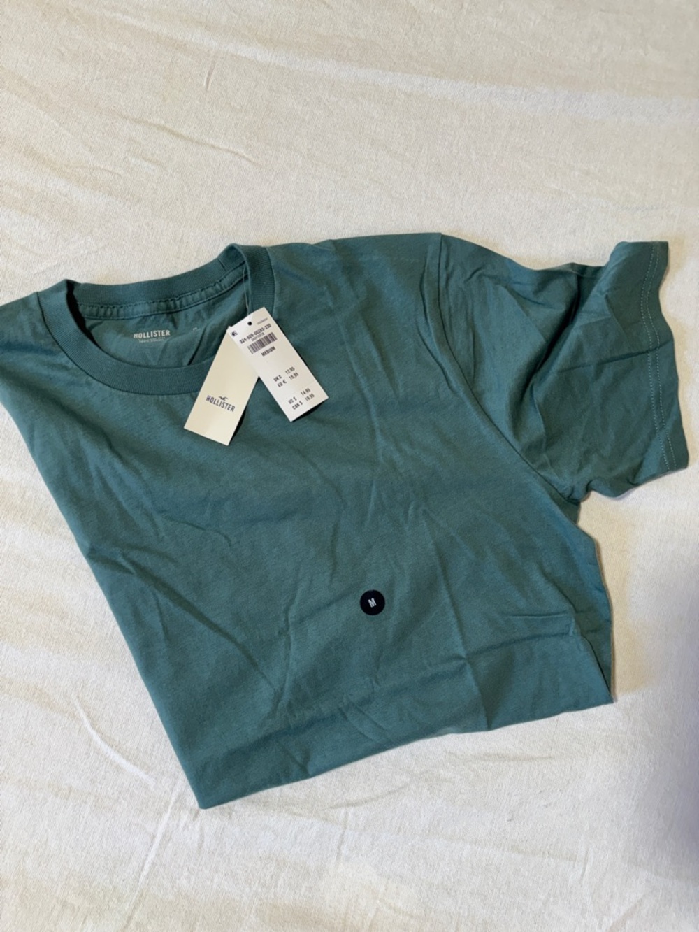 Hollister Men’s Green Crew Neck Short Sleeve Tee